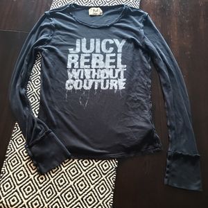 Juicy Couture black long tee